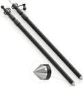 Telescoping Aluminum Camping Poles Set of 2 F335983