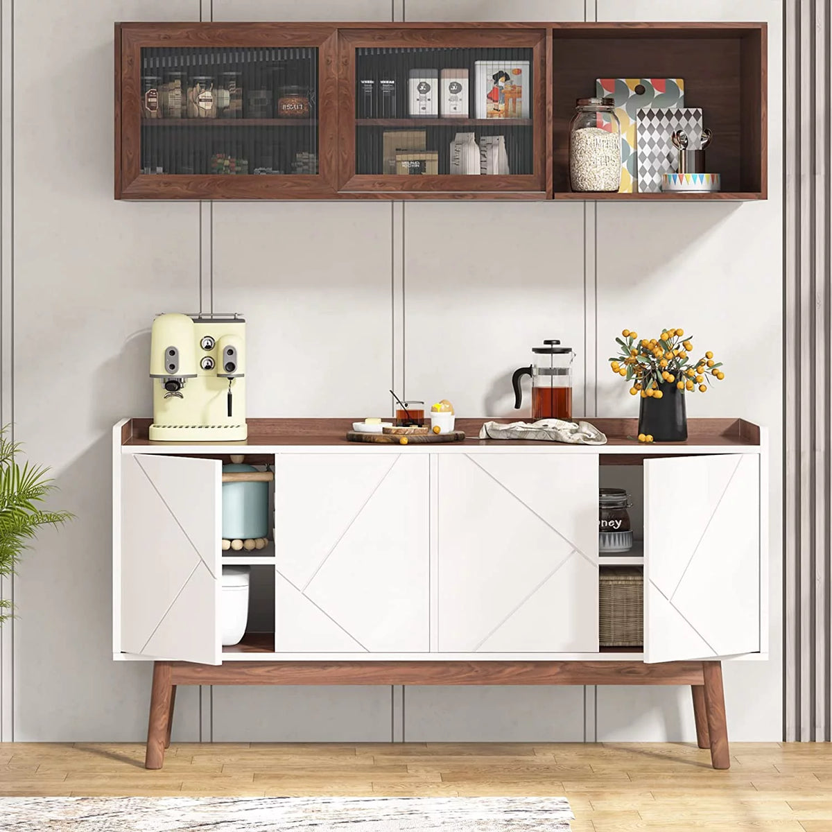 55" Buffet Cabinet with Storage and Doors S2564
