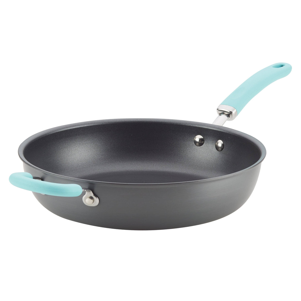 Hard-Anodized Aluminum Nonstick Deep Skillet 12.5 in. G2113