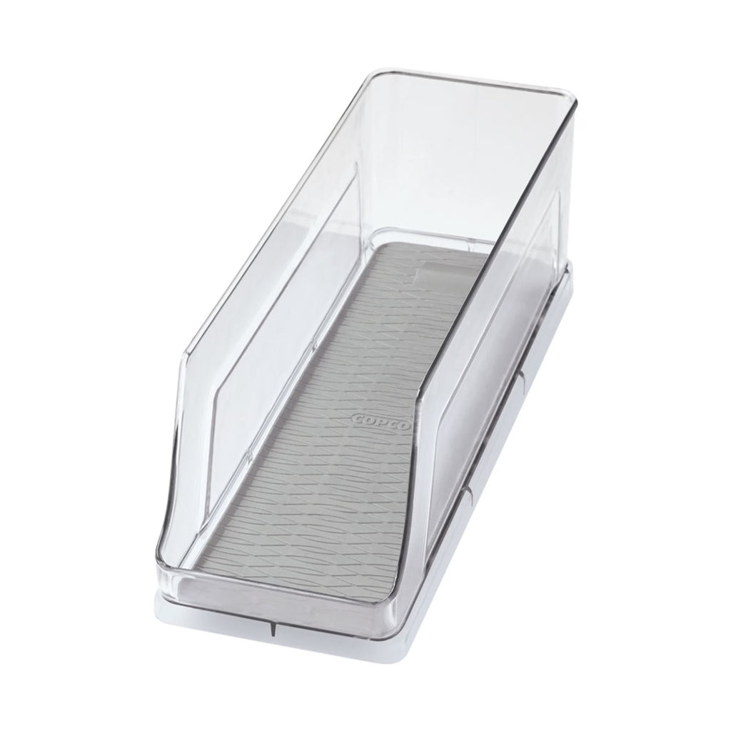 12 Can Clear Plastic Refrigerator Storage Bin W70166