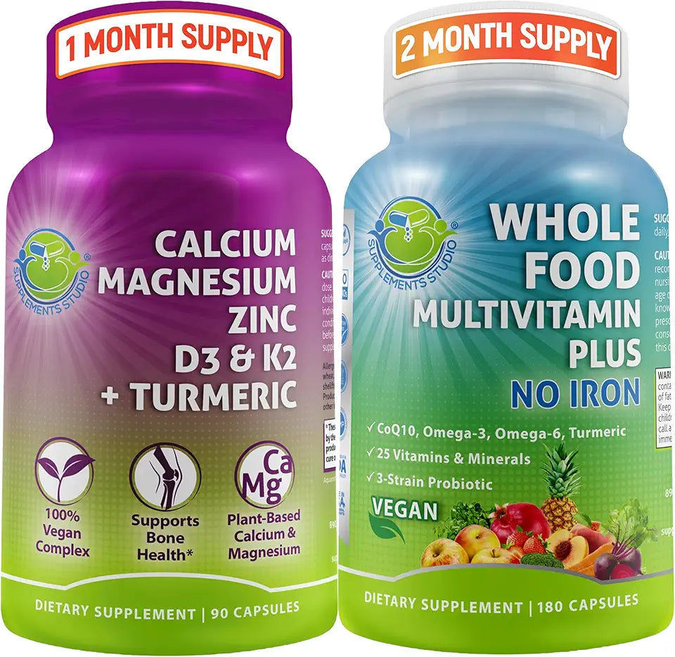Vegan Whole Food Daily Multivitamin Without Iron C82006
