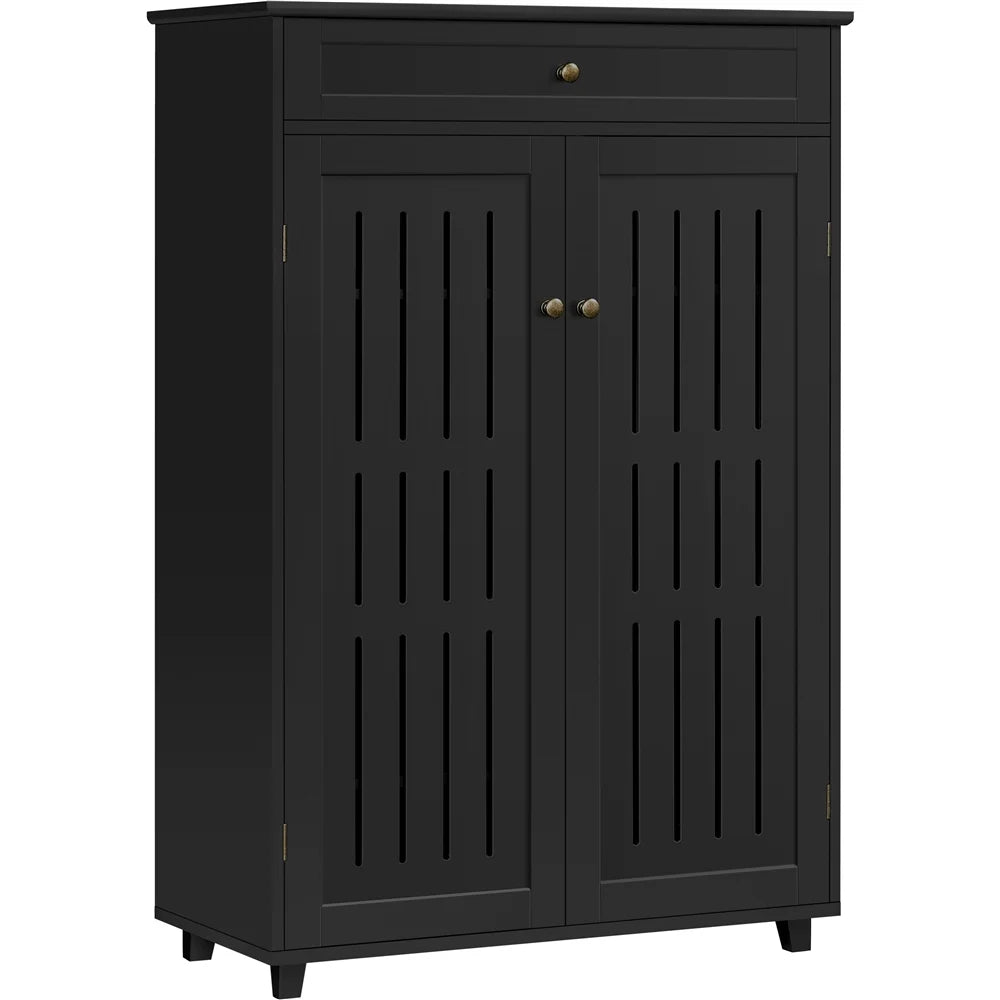 5-Tier Black Shoe Storage Cabinet F63778