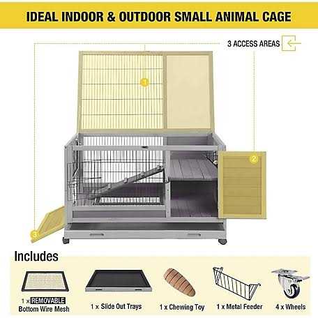 Rabbit Hutch Indoor Bunny Cage V768