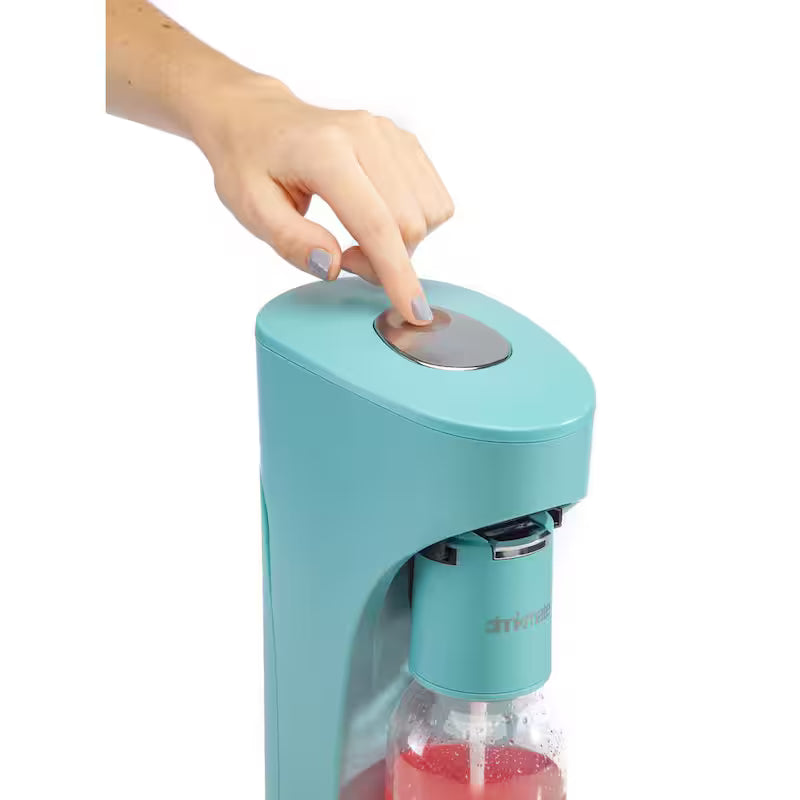 Sparkling Water Soda Maker Machine with 3 60L CO2 Cartridge, 1L and 0.5L Bottles S5624