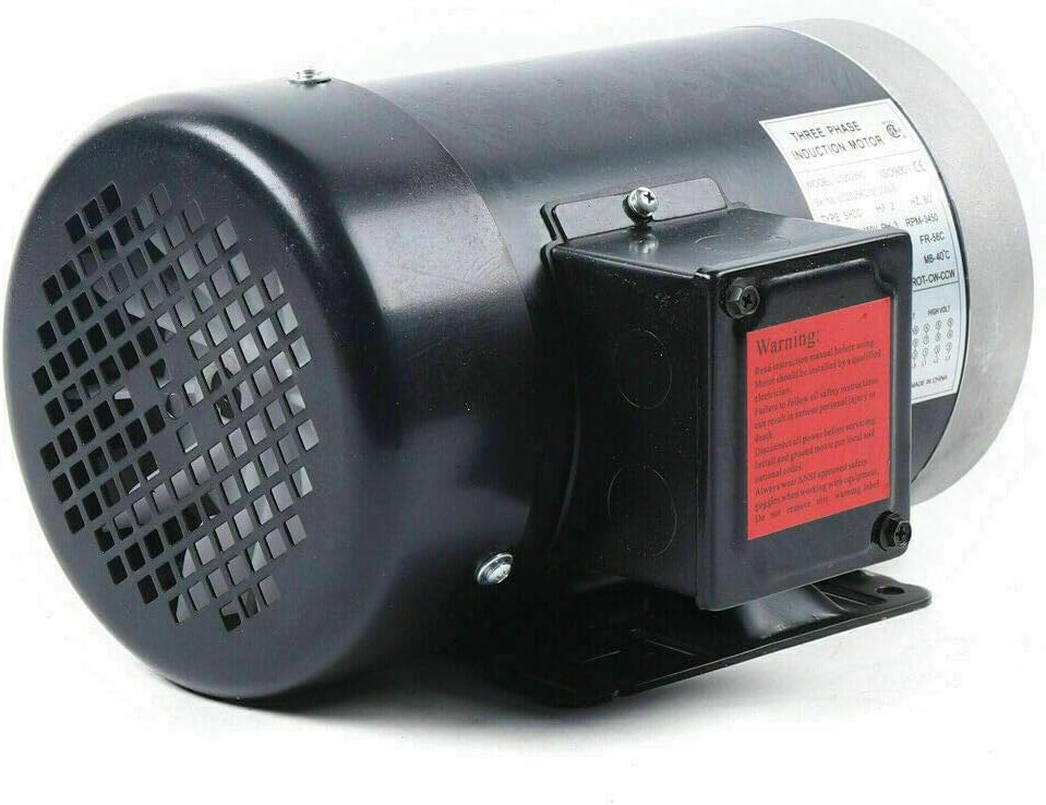 3HP SPL Single Phase 230V AC Non-Reversible Compressor Duty Motor, 5/8" Keyed Shaft, 3480 RPM, 56 Frame X507991