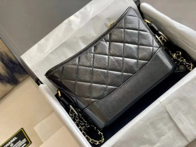 Black Hobo Bag D5997