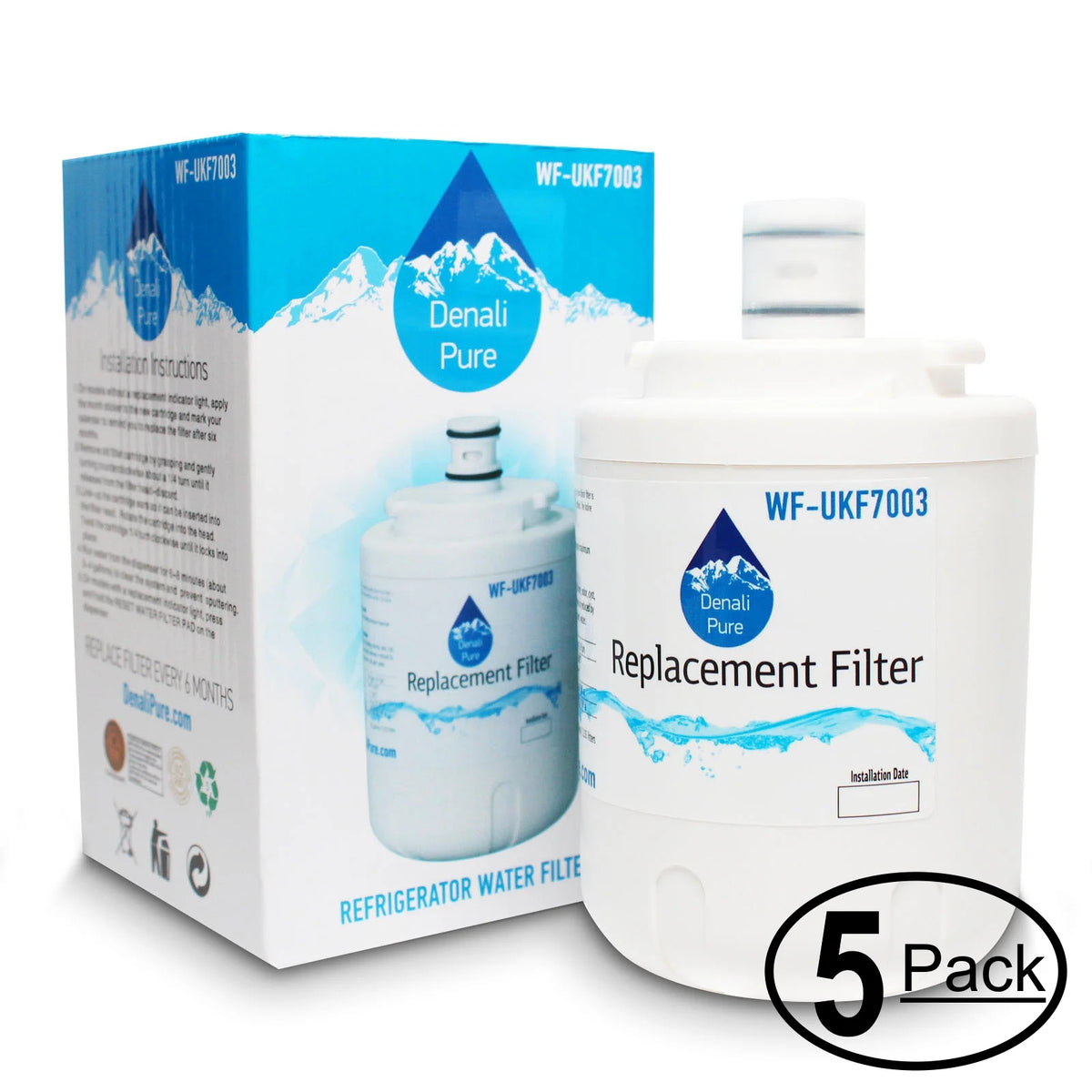 5-Pack Replacement Water Filter Cartridge F2112