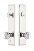 Polished Nickel Entry Set with Knob F85997