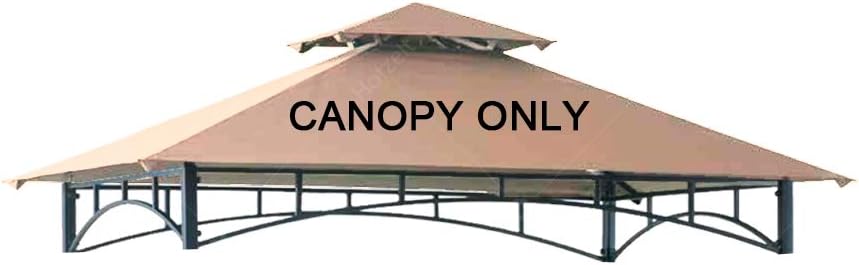 Khaki 5x8 Grill Gazebo Replacement Canopy S730