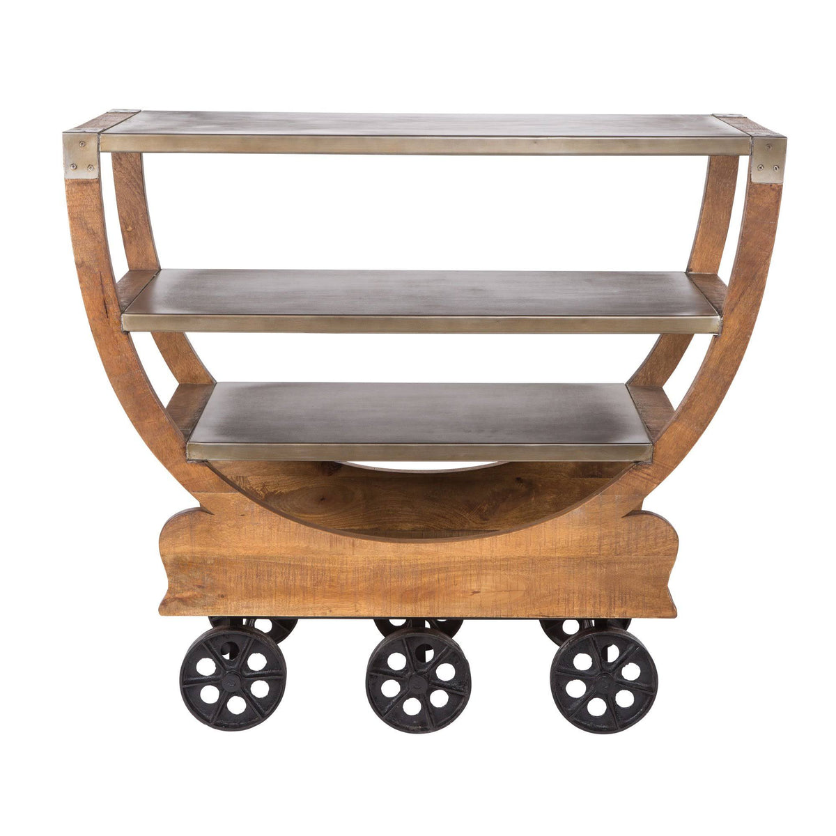 Mango Wood Cart W666959