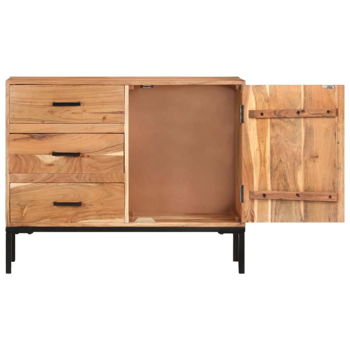 Solid Acacia Wood Sideboard J61975