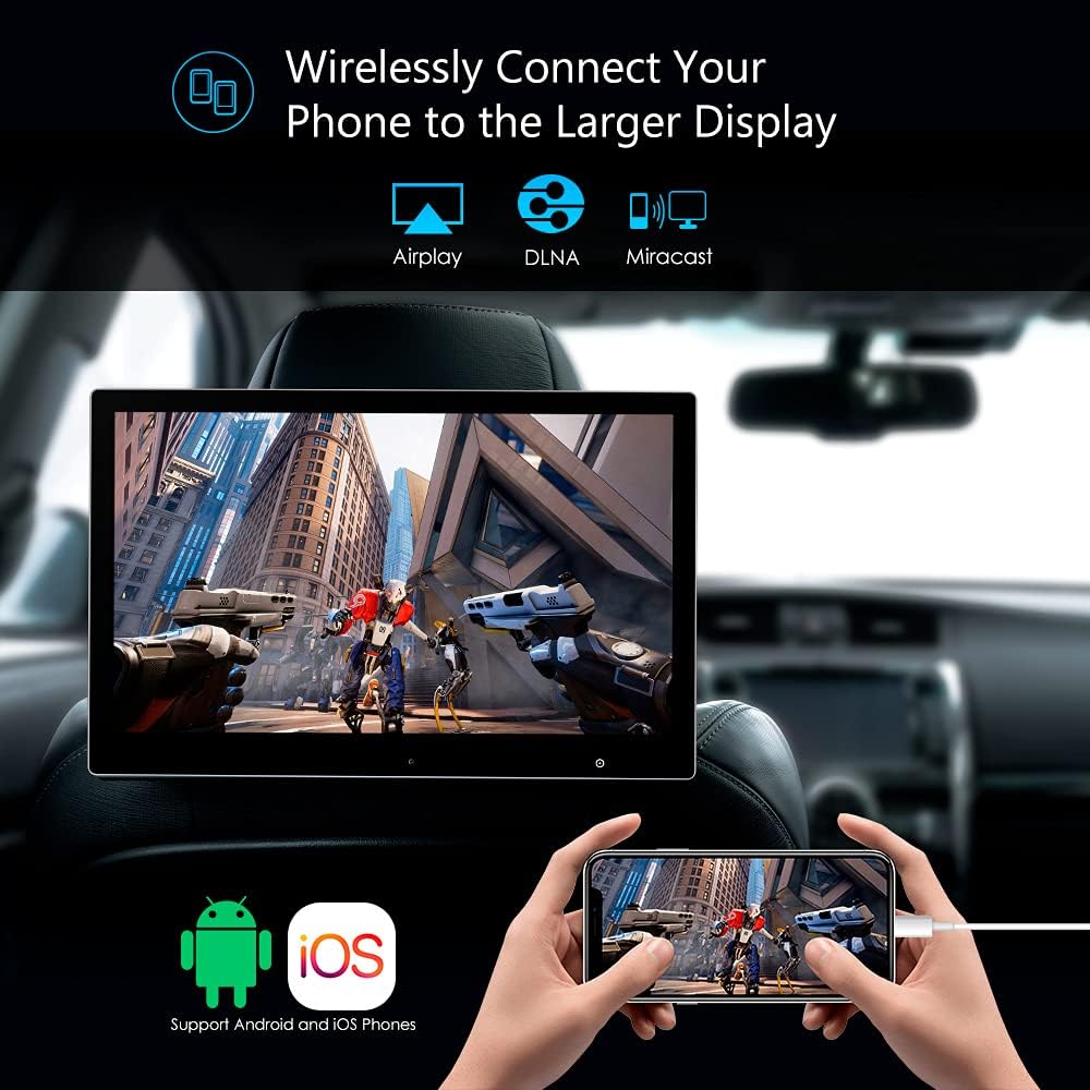 12.5 Inch Android Car Headrest Touch Screen Portable Video Player L708809