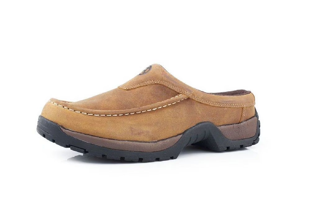 Tan Oiled Western Slip On Shoes J615095