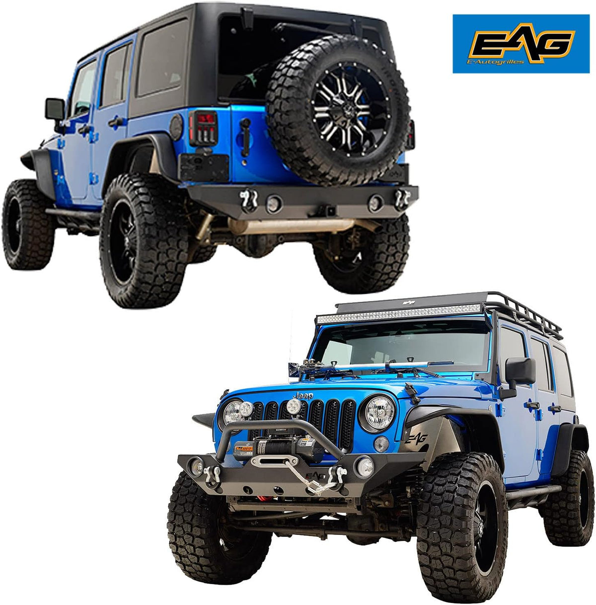 Front Bumper and Rear Bumper Combo G518648