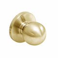 Corbin Standard-Duty Half Dummy Cylindrical Locksets with Global Knob in Bright Brass C1208