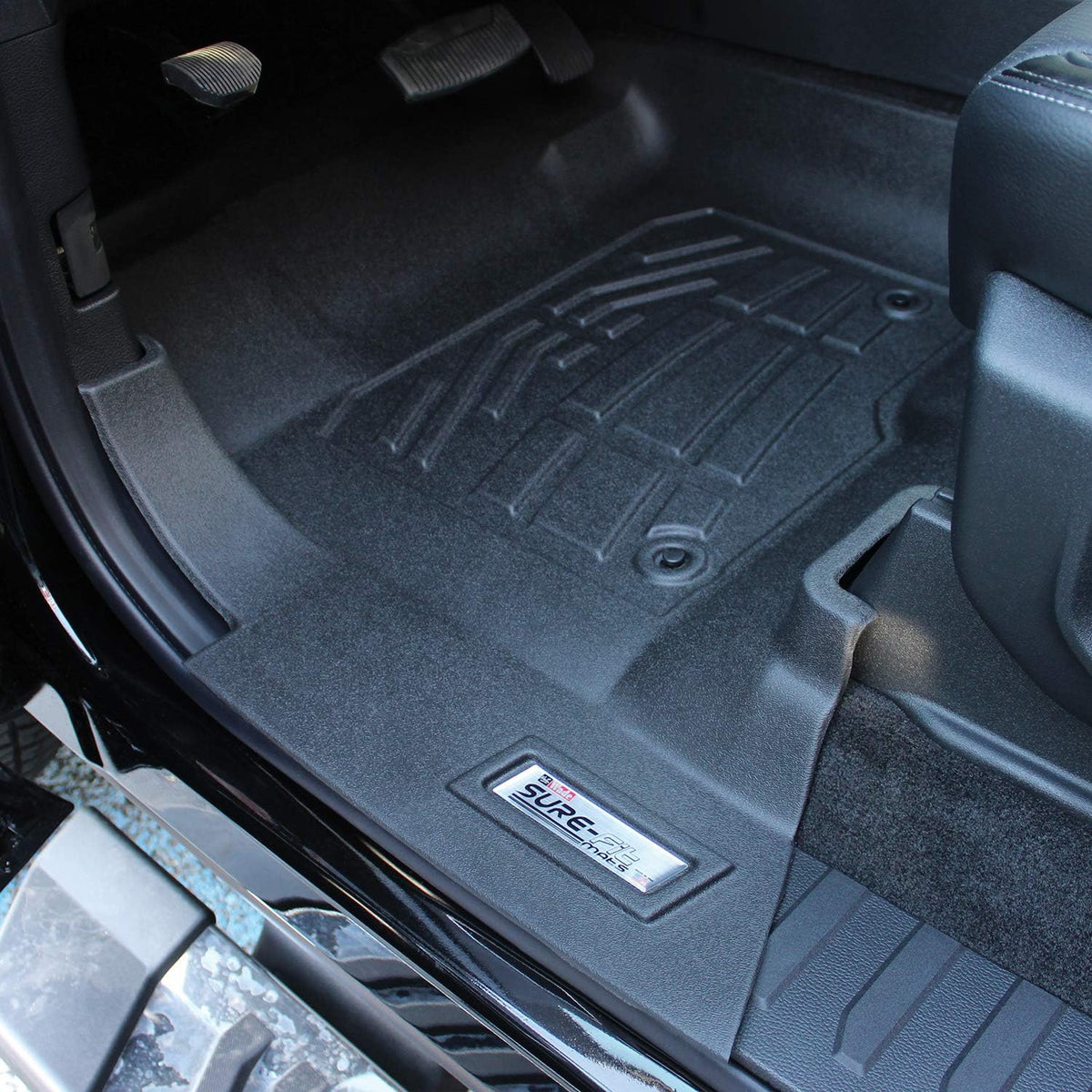 Black Sure-Fit Front Floor Liner, 1 Pack B4964