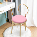 Vanity Stool Metal Frame Padded Cushion Z151