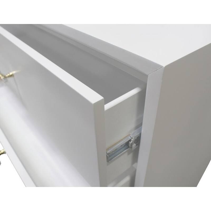 White Lacquer Hall Chest K62264