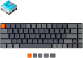 65% Layout Ultra-Slim Wireless Bluetooth Wired Mechanical Keyboard with Low-Profile Optical Blue Switch RGB Backlit 68 Keys M46563