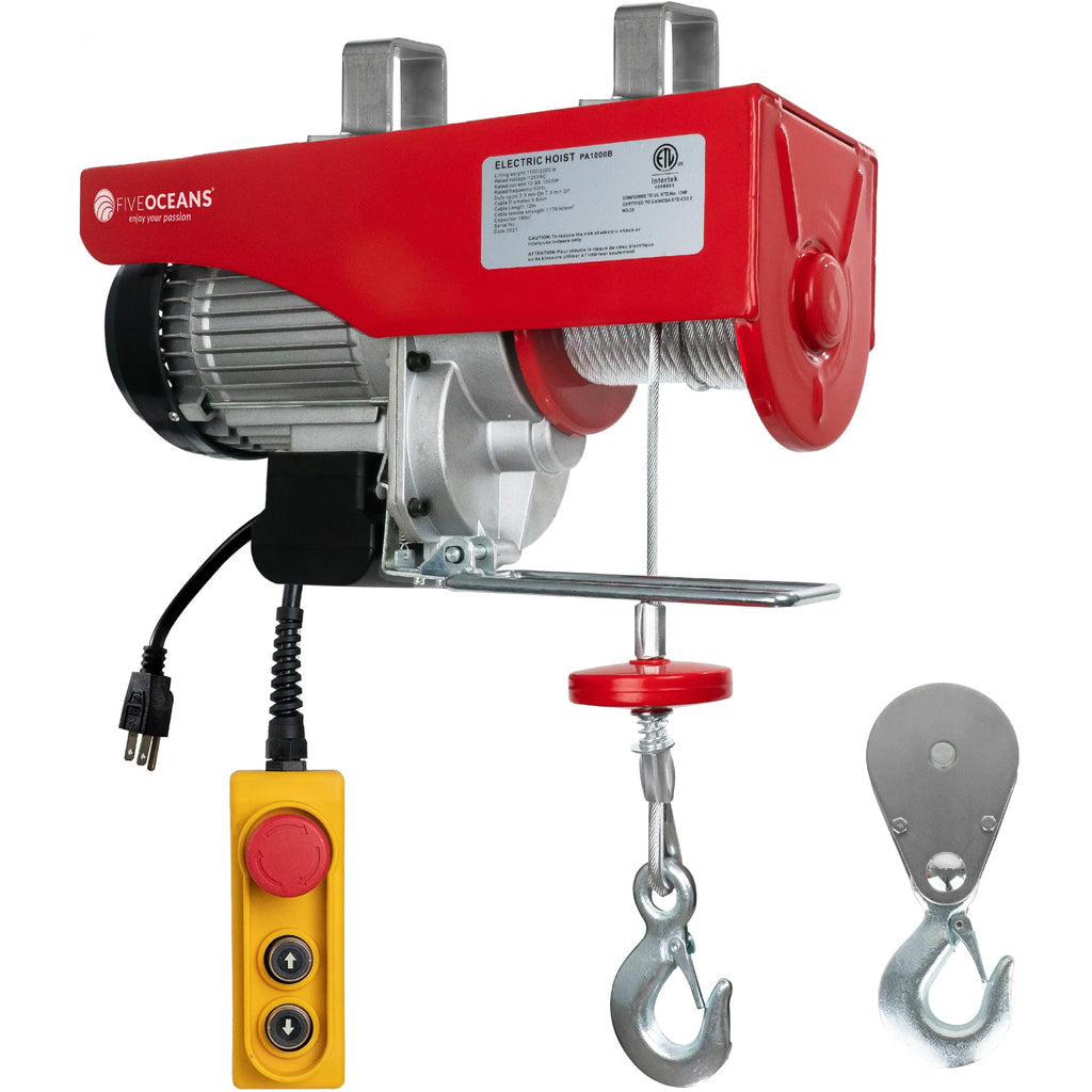 2200 Lb Electric Hoist with 6FT Remote Control C101