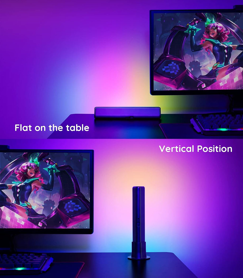 RGBIC LED Light Bars with Camera for Gaming, PC, TV L4210