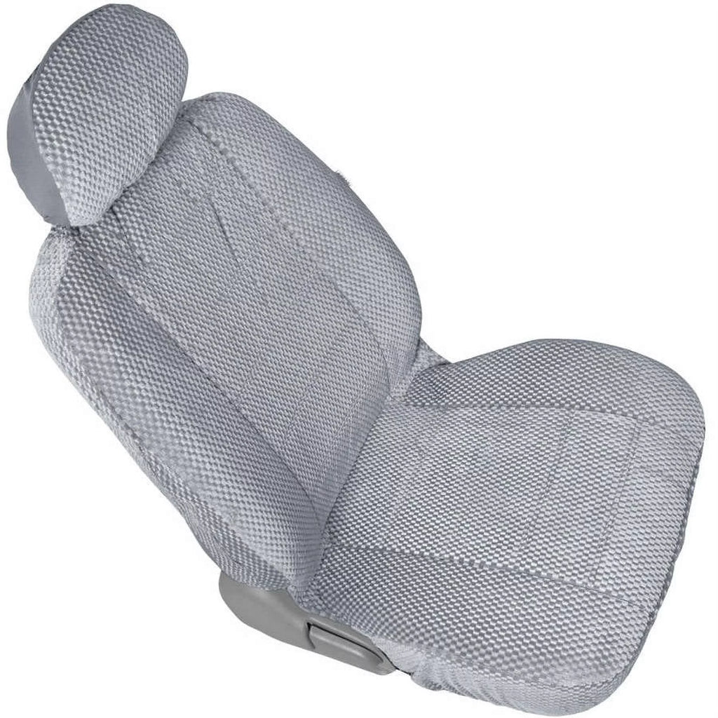 Checkered Cloth Car Seat Covers, 9pc Front and Rear Full Set W5842