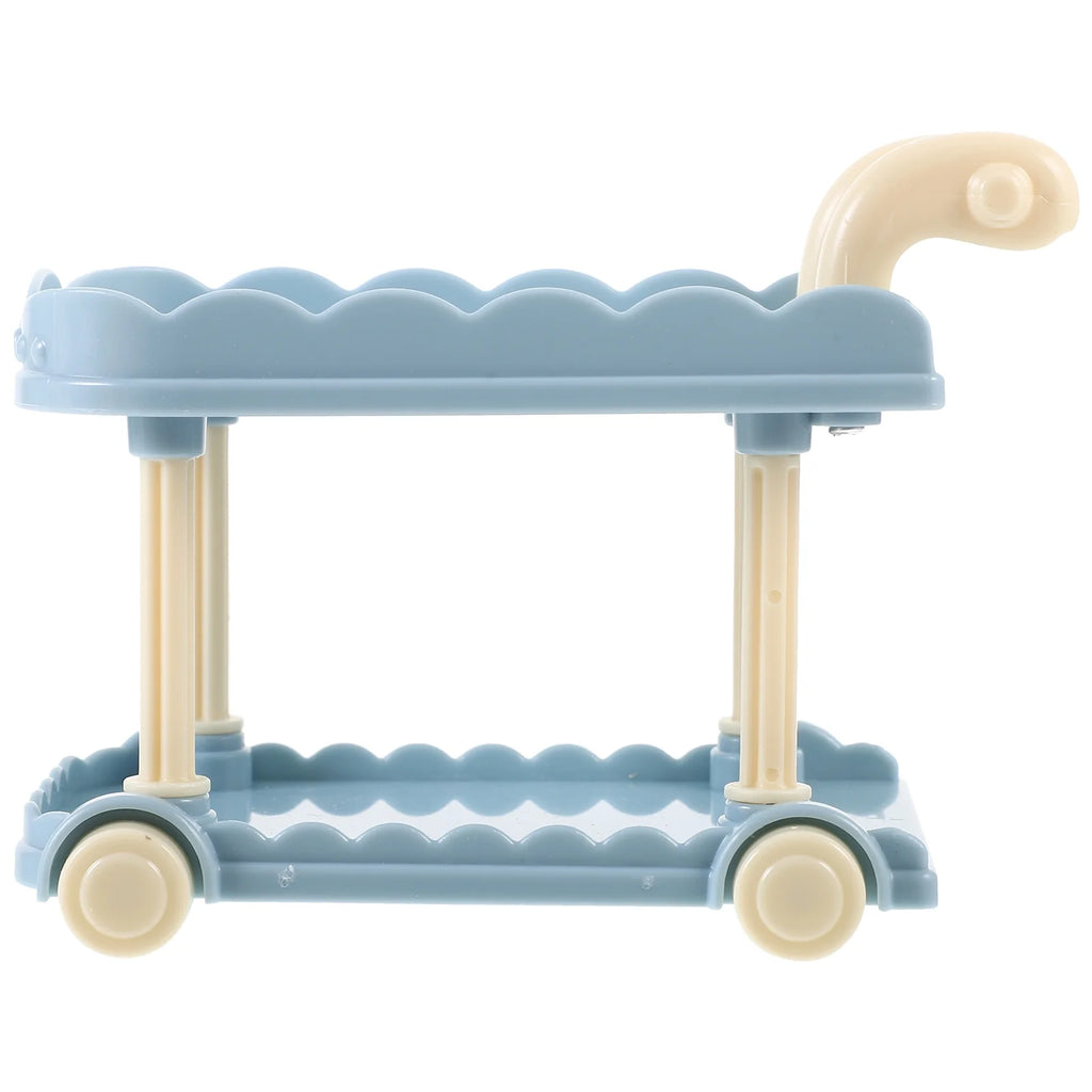 Tabletop Miniature Kitchen Cart Dollies B221431