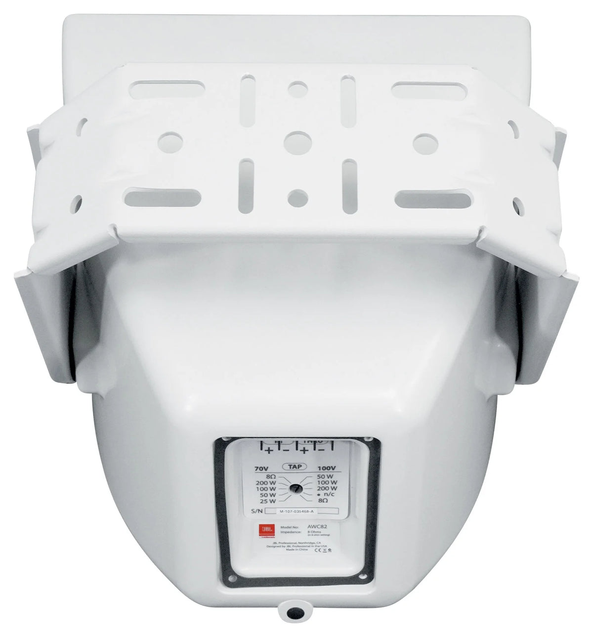 8" White Indoor/Outdoor Surface Mount Speakers Q960823