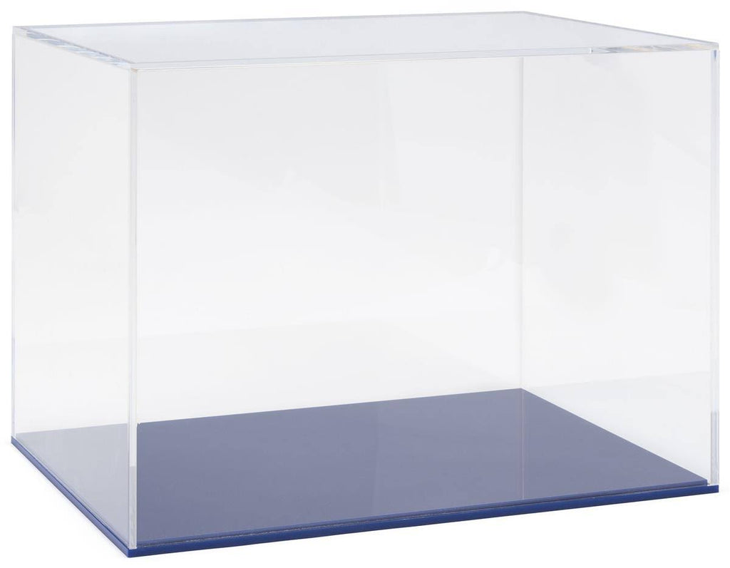 16x12 Acrylic Countertop Display Case with Blue Base A65117