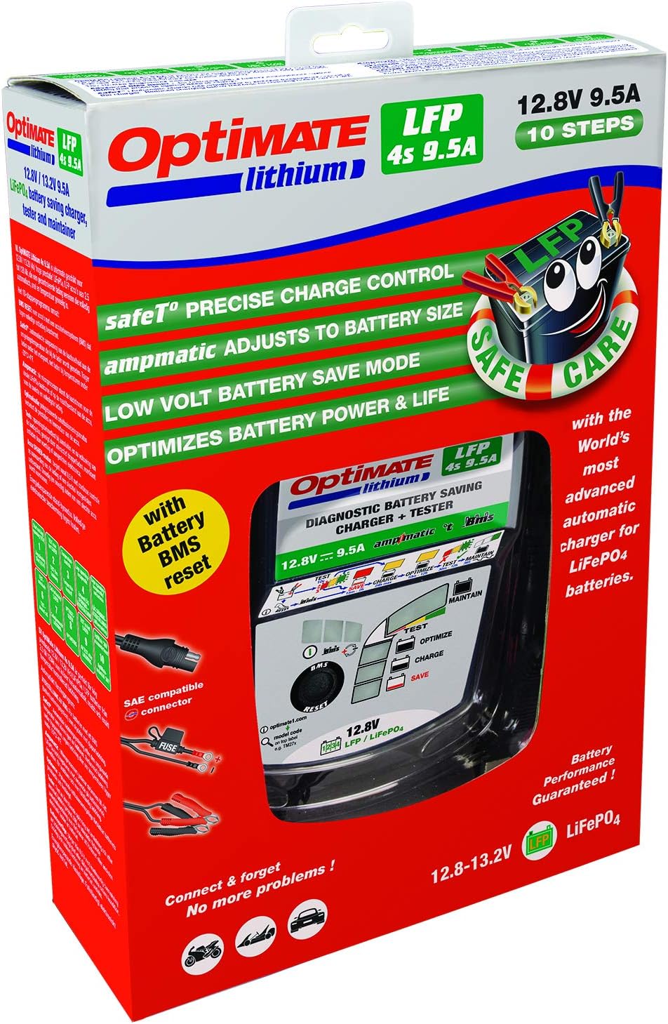 10A 12.8V sealed battery charger & maintainer R3657