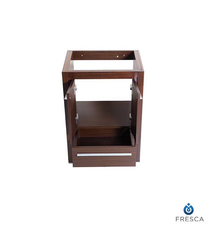 Wenge Brown Bathroom Cabinet M75601