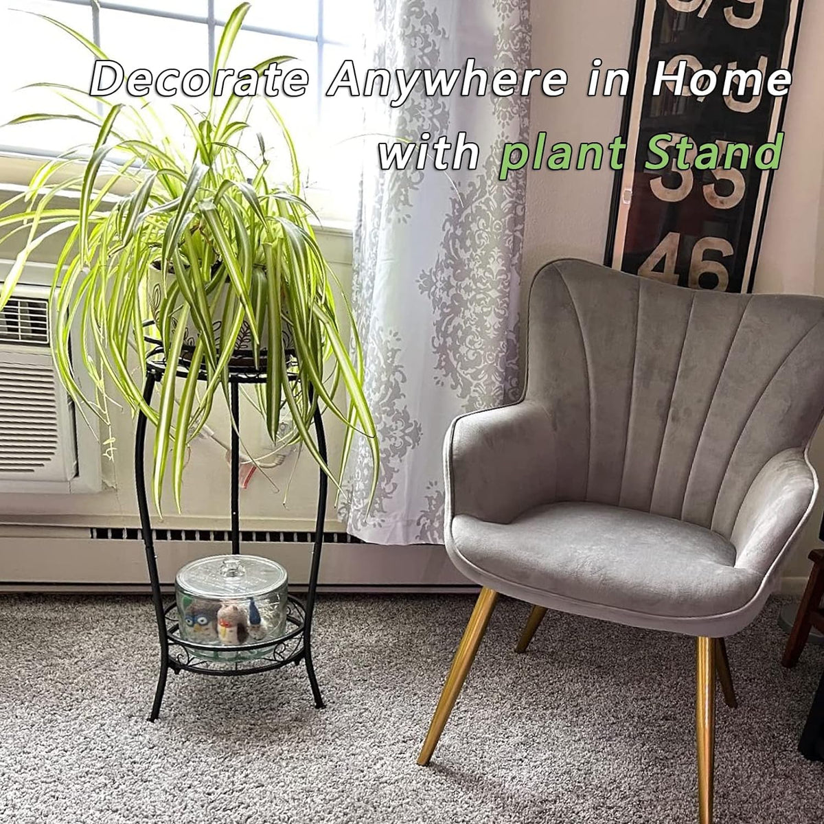 2 Tier Metal Plant Stand F40018