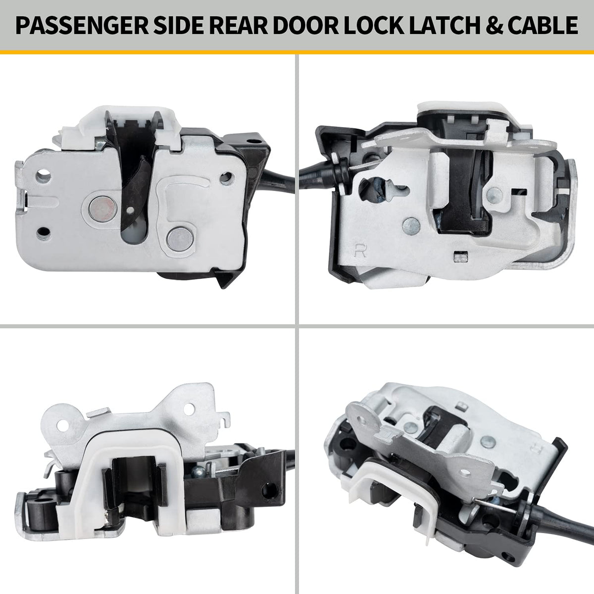 Rear Door Lock Latch and Cable Assembly, Pack of 2 N787