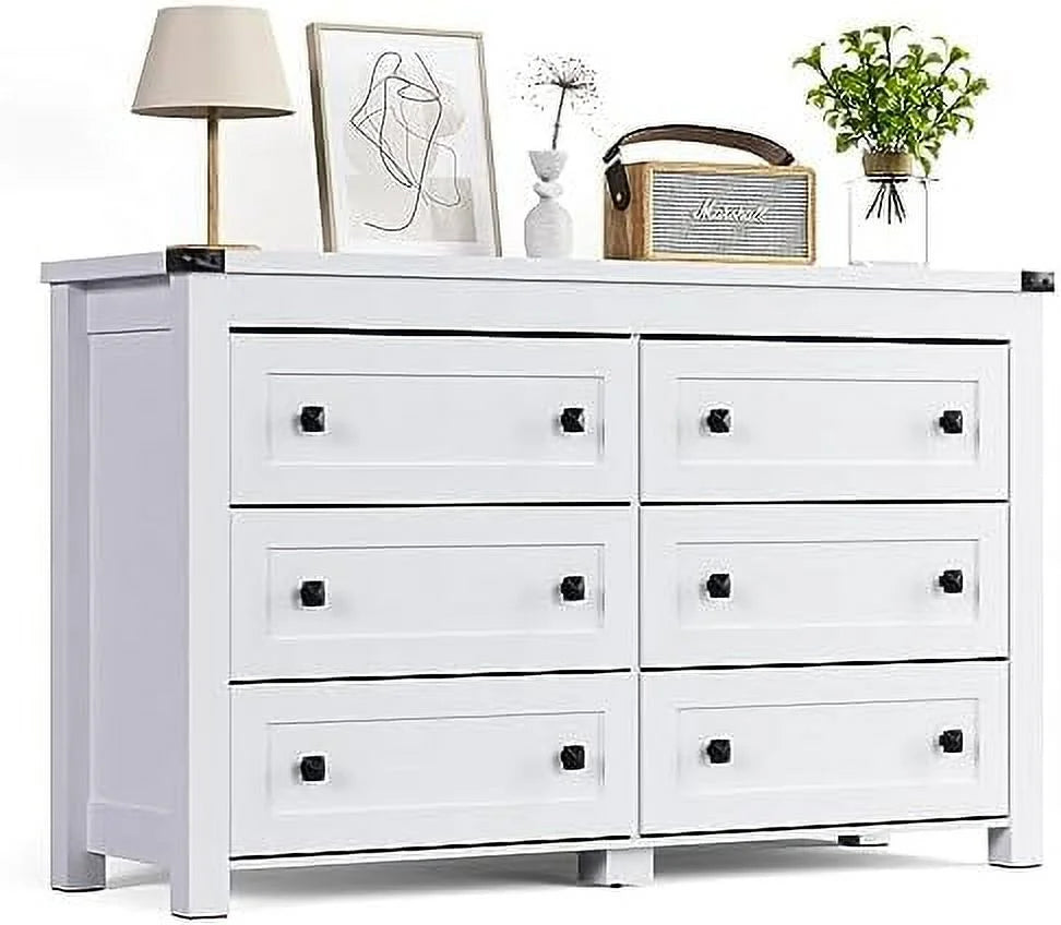 6 Drawer Wood Dresser L771
