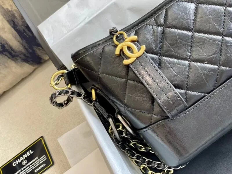 Black Hobo Bag D5997