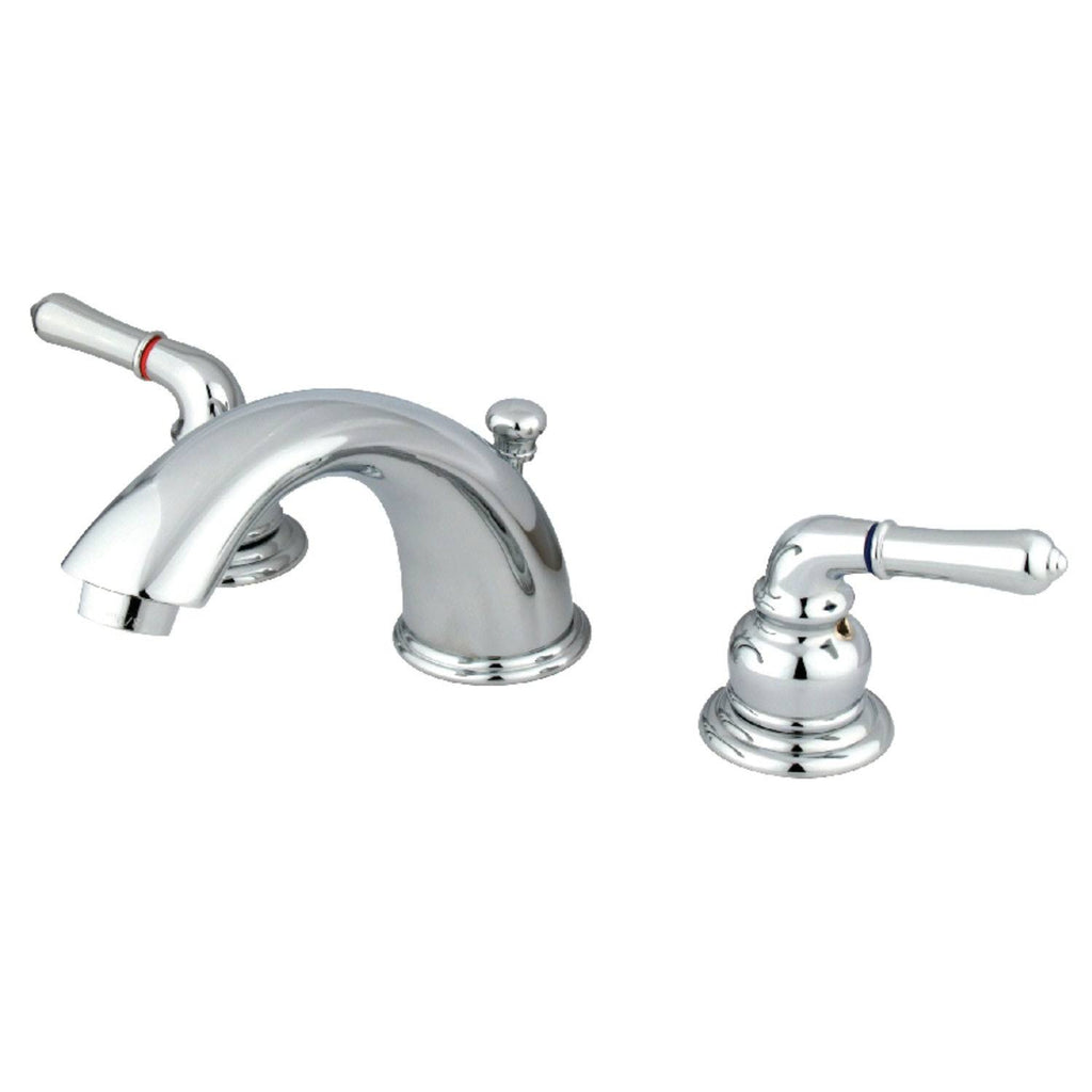 Polished Chrome Widespread Bathroom Faucet O147136