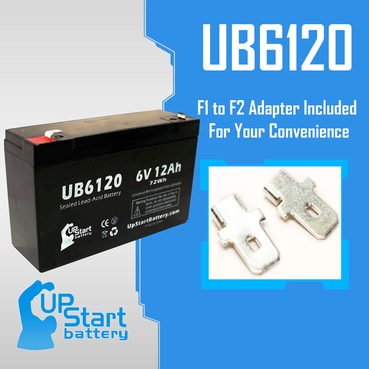 6V 12Ah Sealed Lead Acid Battery D574903