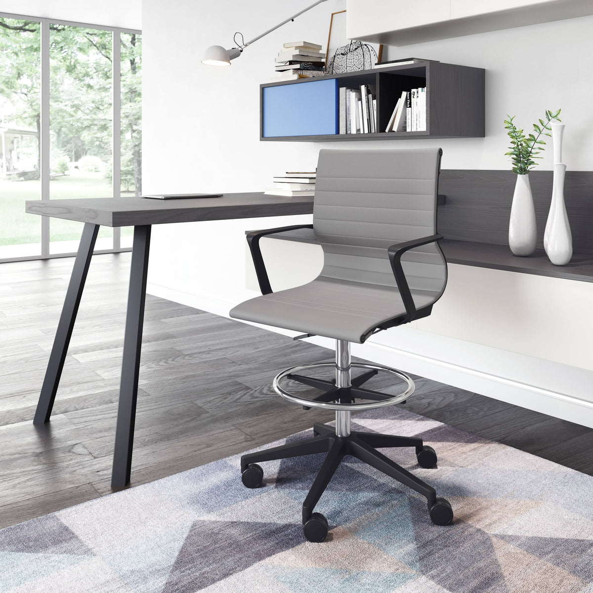 Gray Office Chair Q154