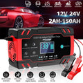 12V/8A 24V/4A Automatic Smart Battery Charger/Maintainer with LCD Display H622