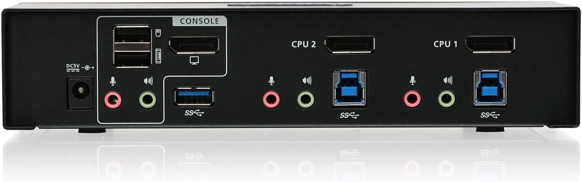 2-Port DisplayPort KVMP with Wireless Keyboard and Mouse U90781
