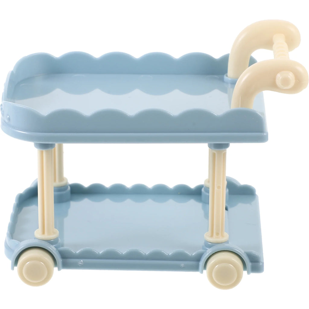 Tabletop Miniature Kitchen Cart Dollies B221431