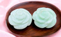 Hand Carved Amazonite Crystal Flower T4153