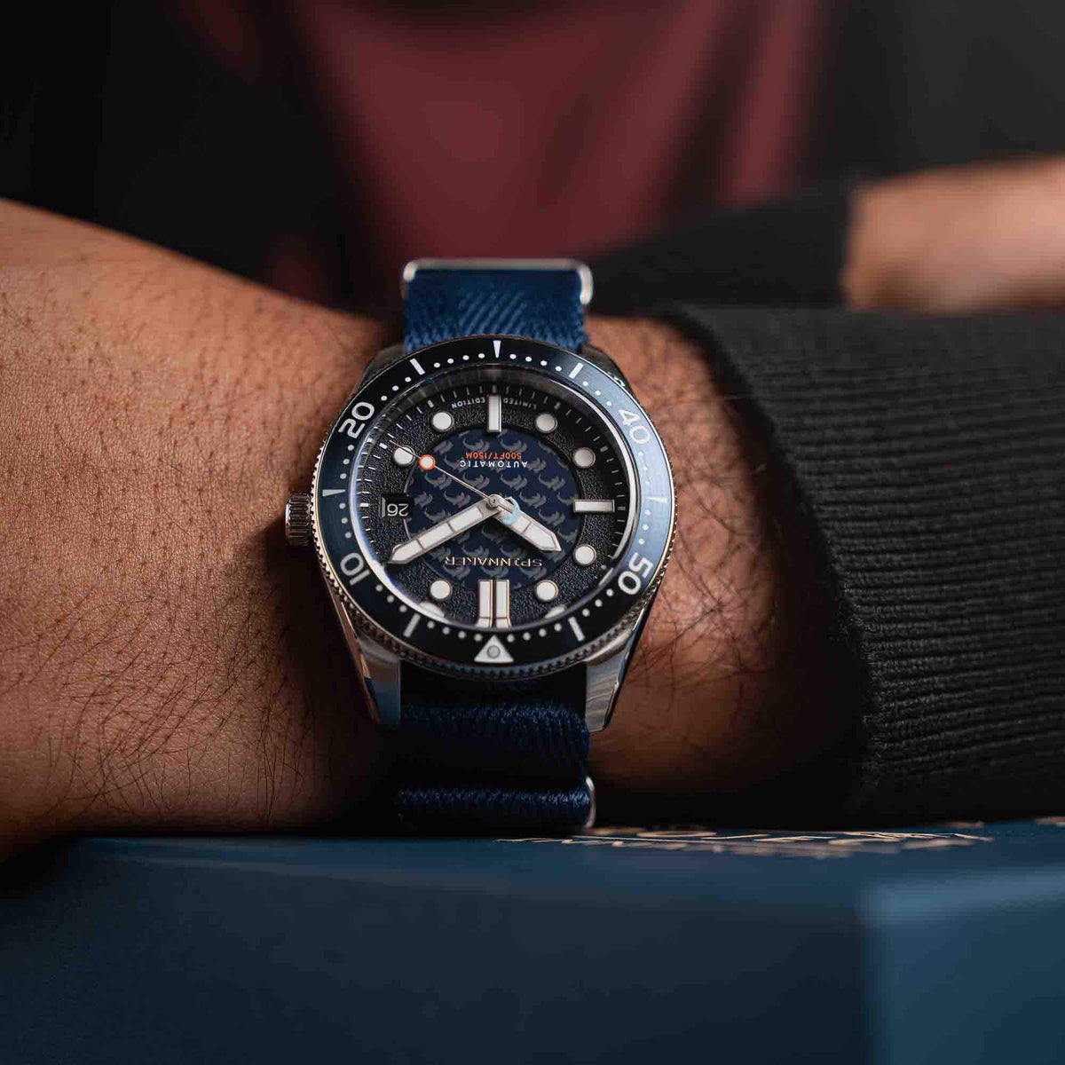 Ocean Blue Automatic Watch I859