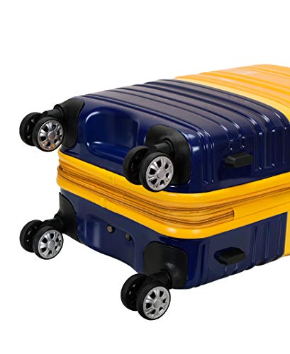 Expandable Hardside Spinner Wheel Luggage, Two Tone Navy, Carry-On 20-Inch Z396