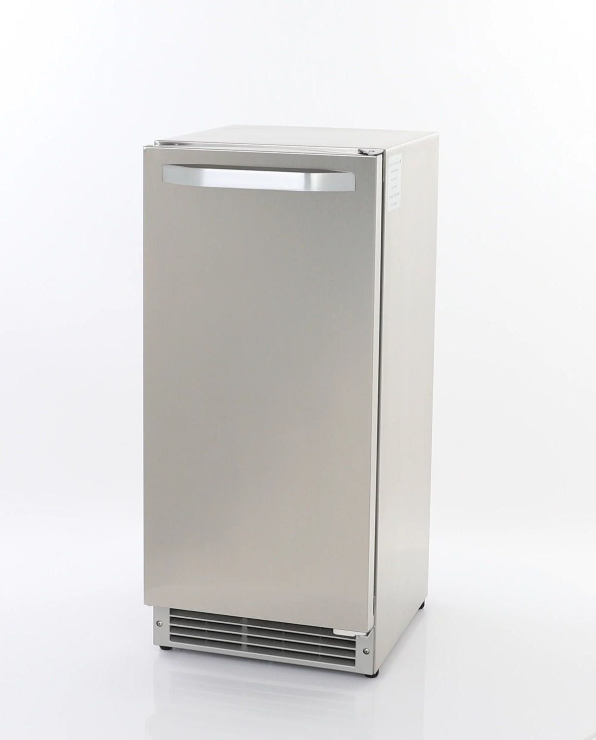 Shallow Depth Outdoor Built-In Undercounter Ice Maker, 15", 25 lbs, Stainless Steel M9539
