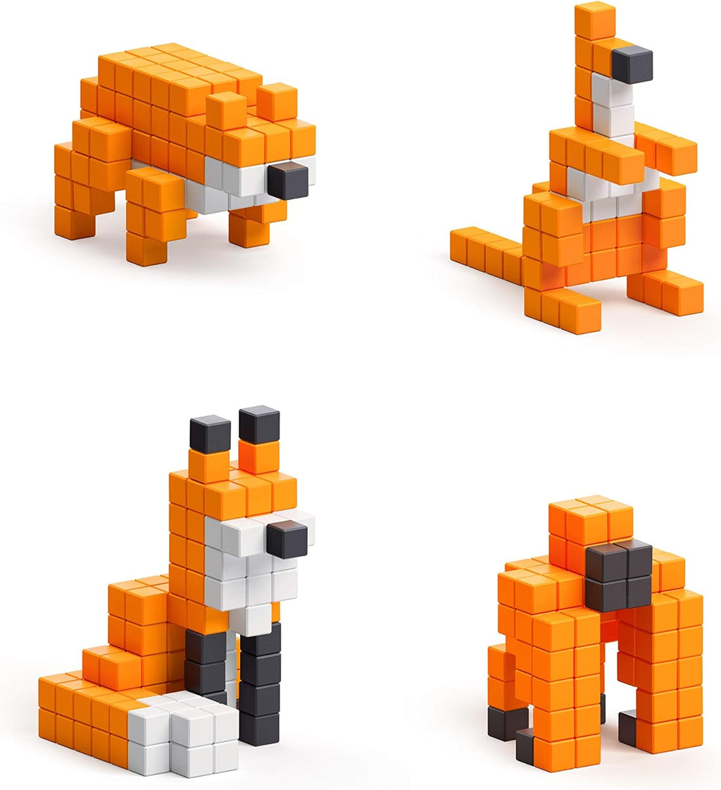 Orange Animals Magnetic Blocks Set H31751