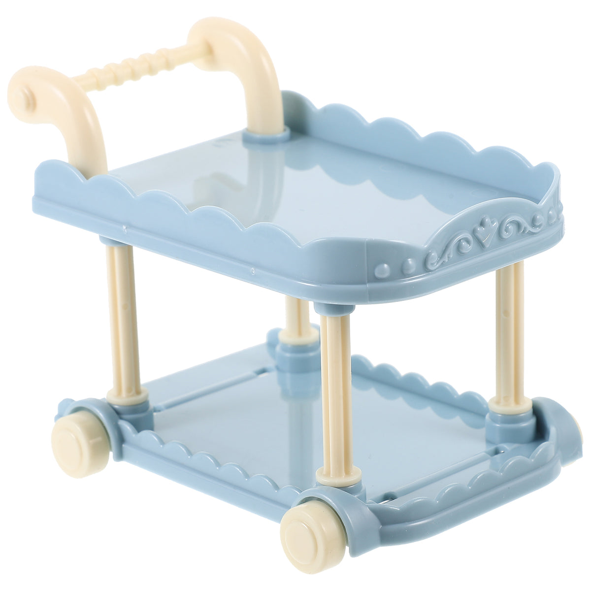 Tabletop Miniature Kitchen Cart Dollies B221431