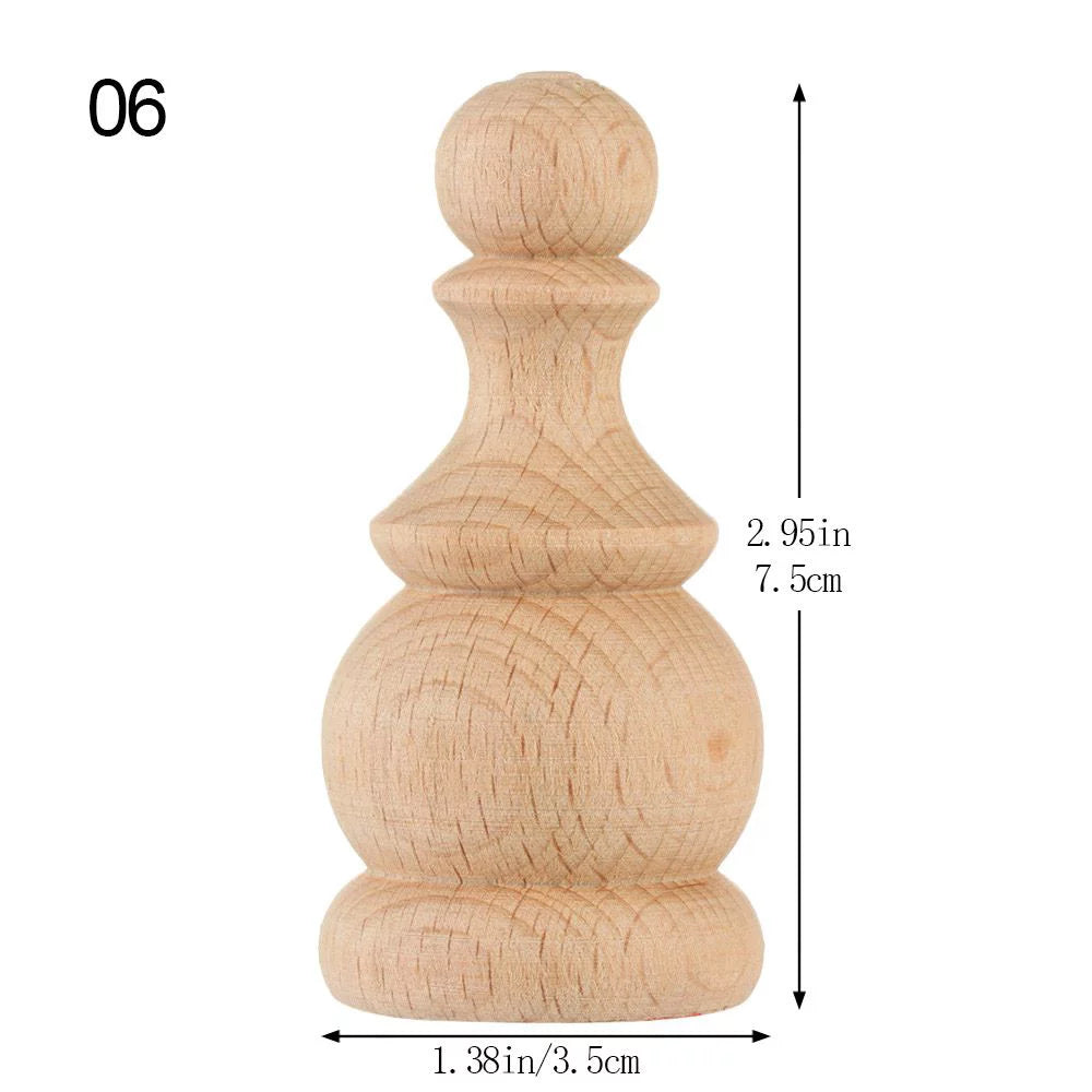 Vintage Wood Carved Furniture Legs 6 S71747