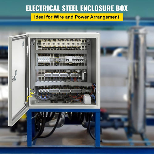 16 x 16 x 8'' NEMA 4X Steel Electrical Box with Mounting Plate O928931