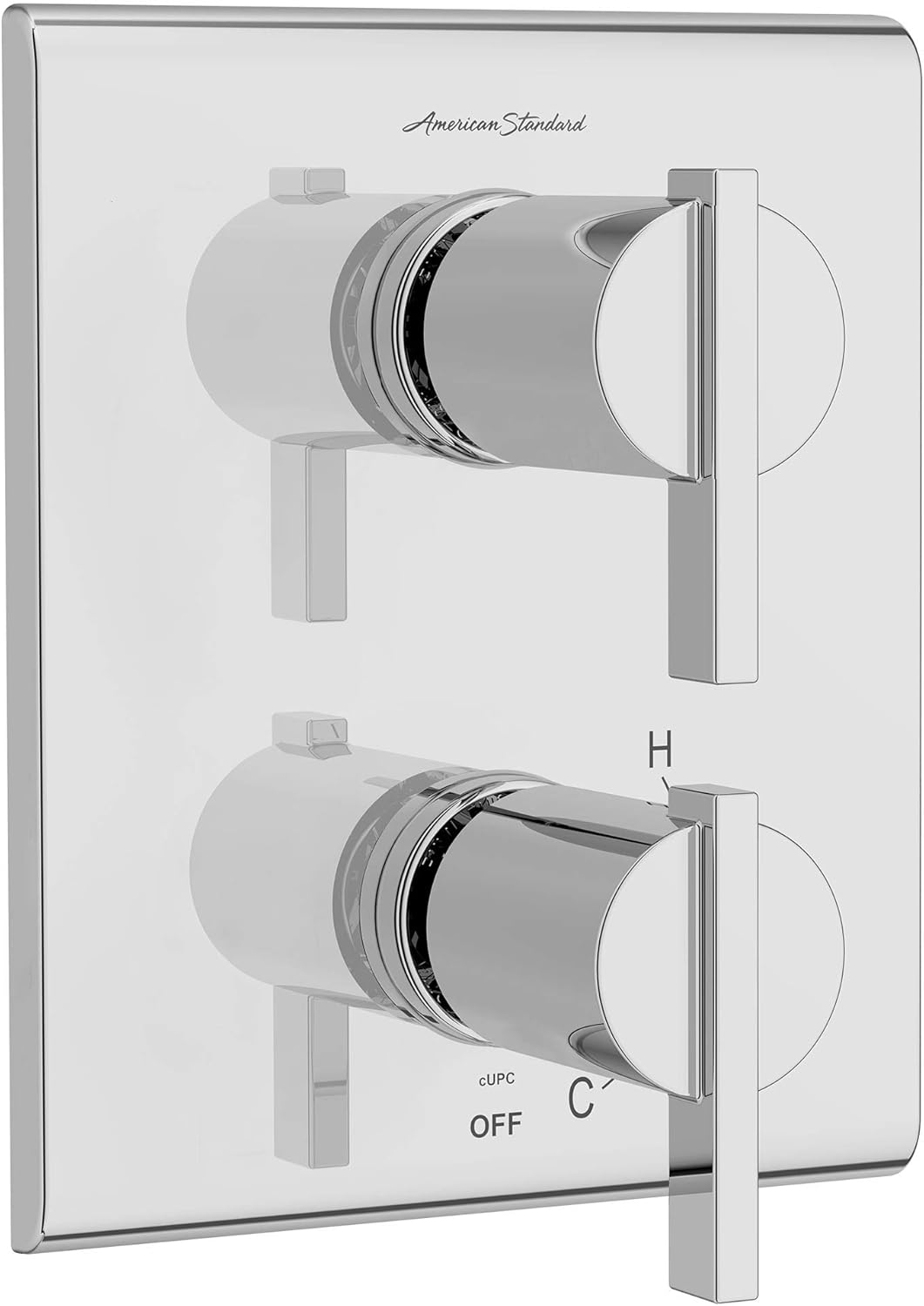 Brushed Nickel 2-Handle Shower Diverter Trim Y746